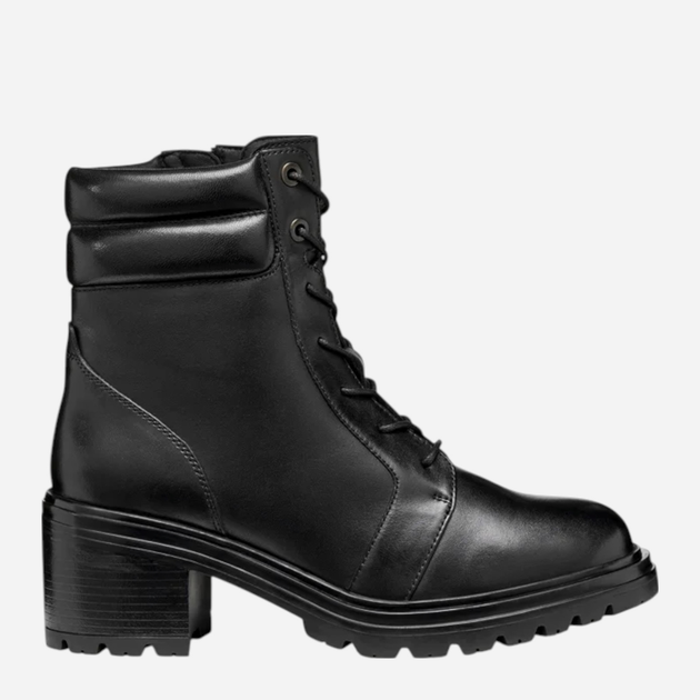 Trzewiki damskie skórzane Geox D Damiana D56QCC-043TU-C9999 36 Czarne (8058192444876) - obraz 1
