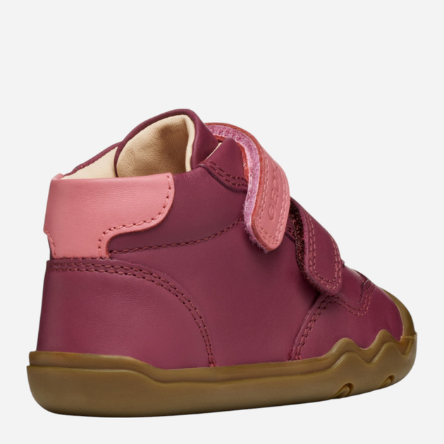 Дитячі демісезонні черевики для дівчинки Geox B Steppieup Girl B5663C-00085-C8H8F 23 Бордові (8058192465567) - зображення 4