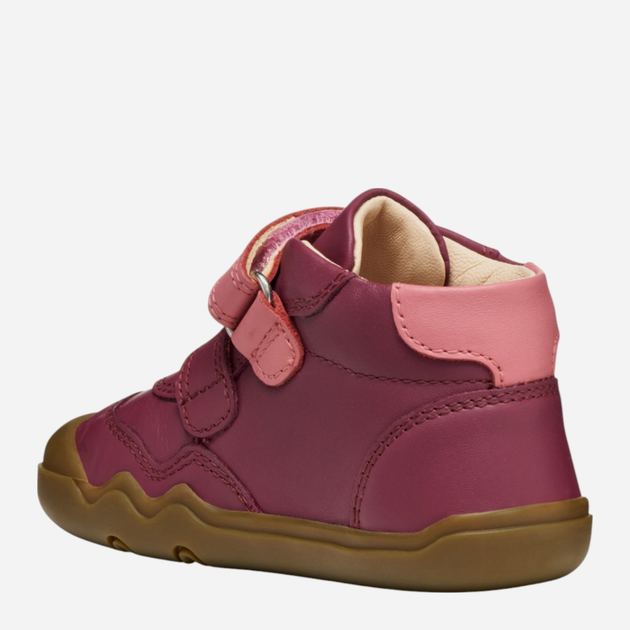 Дитячі демісезонні черевики для дівчинки Geox B Steppieup Girl B5663C-00085-C8H8F 25 Бордові (8058192465581) - зображення 3