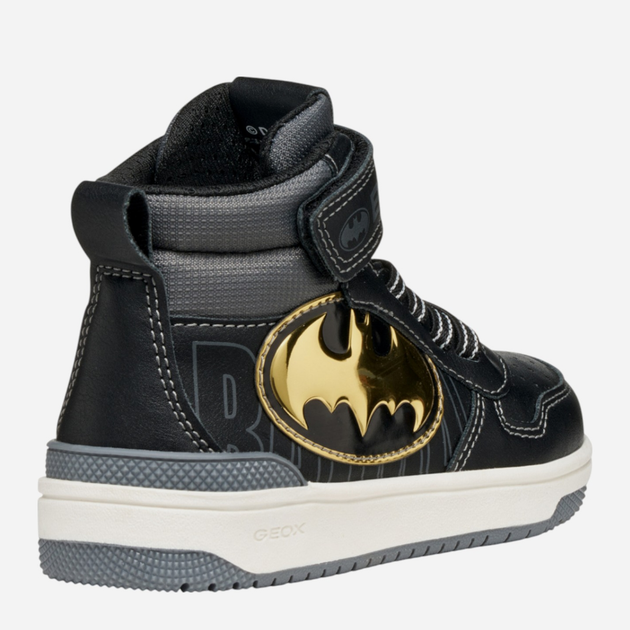Sneakersy chłopięce wysokie Geox J Washiba Boy J56LQG-05411-C0495 31 Czarne (8058192455476) - obraz 4