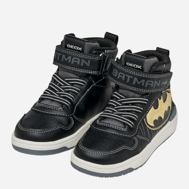 Sneakersy chłopięce wysokie Geox J Washiba Boy J56LQG-05411-C0495 31 Czarne (8058192455476) - obraz 5