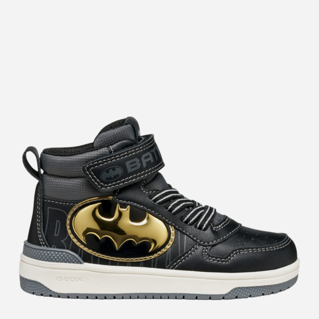 Sneakersy młodzieżowe chłopięce wysokie Geox J Washiba Boy J56LQG-05411-C0495 35 Czarne (8058192455513) - obraz 1