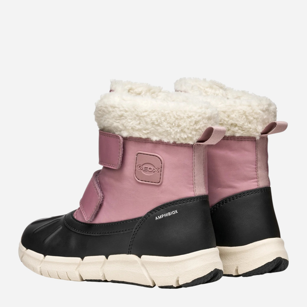 Дитячі зимові чоботи для дівчинки Geox J Flexyper Girl B Ab J46APC-0BCFU-C8A9B 28 Рожеві (8058192497988) - зображення 3