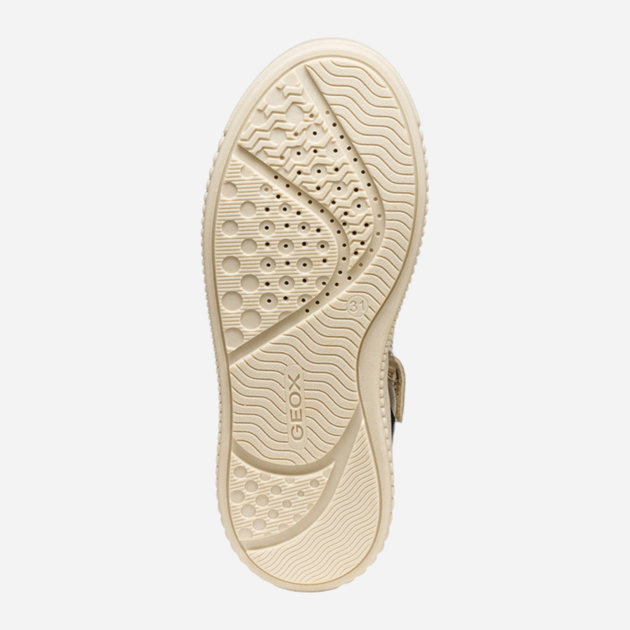 Sneakersy młodzieżowe dziewczęce wysokie Geox J Laquinny Girl J56M3B-054AJ-C1M2U 36 Beżowe (8058192518997) - obraz 6