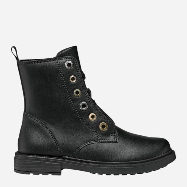 Підліткові демісезонні черевики для дівчинки Geox J Eclair Girl J569QP-000BC-C9999 39 Чорні (8058192526657) - зображення 1