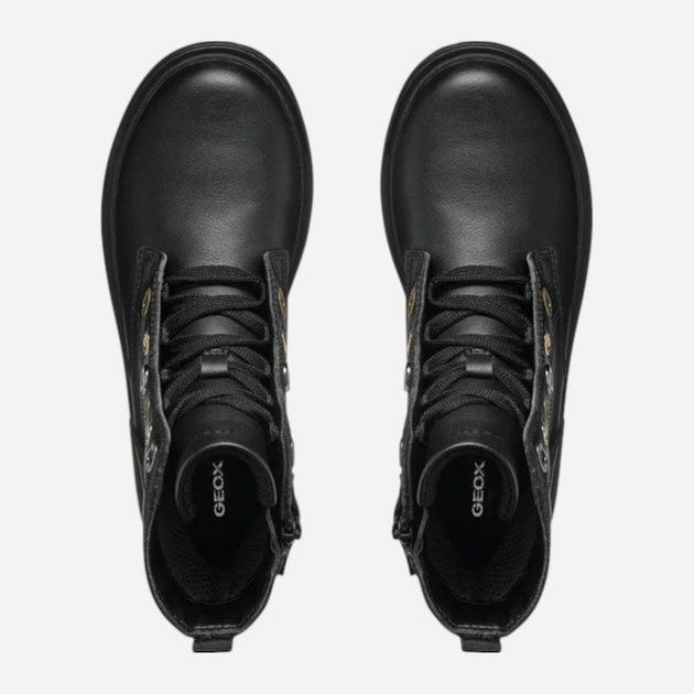 Підліткові демісезонні черевики для дівчинки Geox J Eclair Girl J569QP-000BC-C9999 39 Чорні (8058192526657) - зображення 4