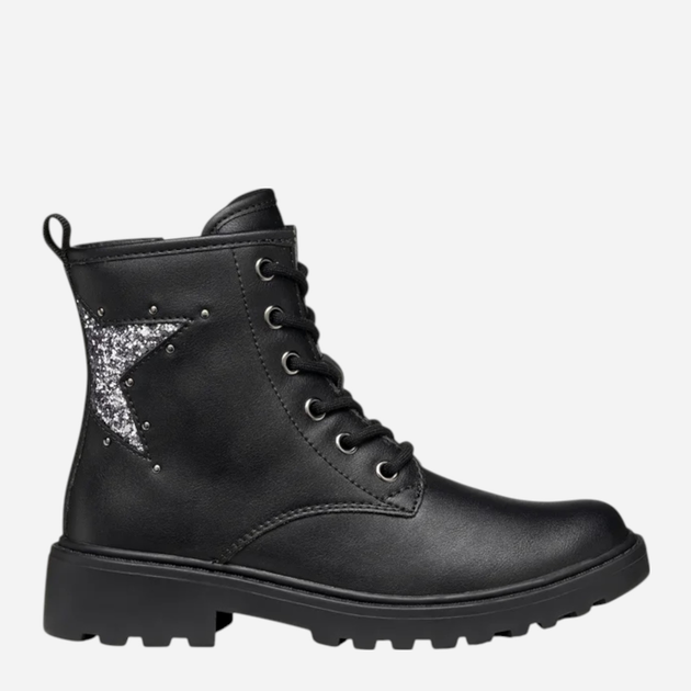Жіночі черевики високі Geox J Casey Girl J9420G-03WEW-C9B1G 41 Чорні (8058192527517) - зображення 1