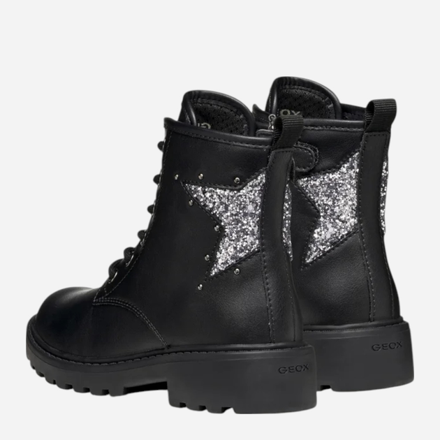 Жіночі черевики високі Geox J Casey Girl J9420G-03WEW-C9B1G 41 Чорні (8058192527517) - зображення 3