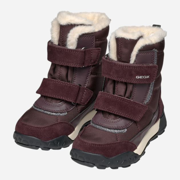 Дитячі зимові чоботи для дівчинки Geox J Trekkyup Girl B Ab J46M7E-08V22-C7357 27 Фіолетові (8058192503894) - зображення 5