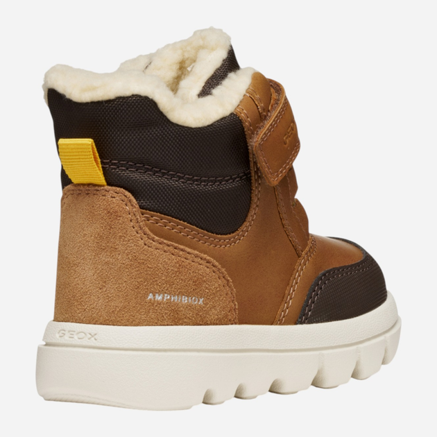Дитячі зимові чоботи для хлопчика Geox B Willaboom Boy B Ab B365BC-0ME22-C6654 25 Коричневі (8058192458309) - зображення 4