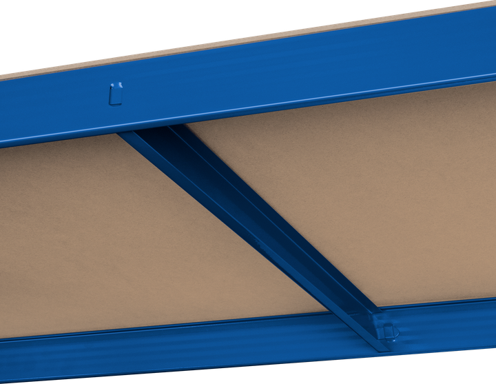 Regał metalowy Rebel RB-1251BL 180 x 90 x 40 cm Niebieski (5901890104029) - obraz 7