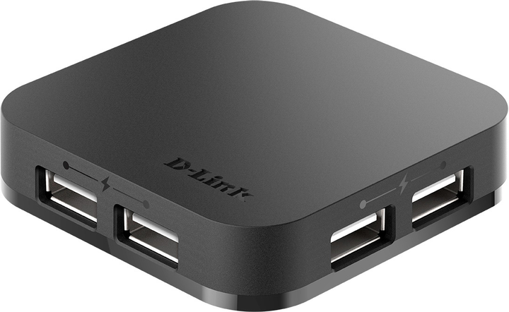 USB-хаб D-Link DUB-H4/E Black (0790069243905) - зображення 2
