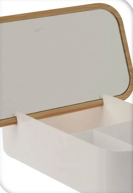 Organizer na kosmetyki Bathroom Solutions z lusterkiem 26 x 13 x 7 cm (8719987841521) - obraz 3