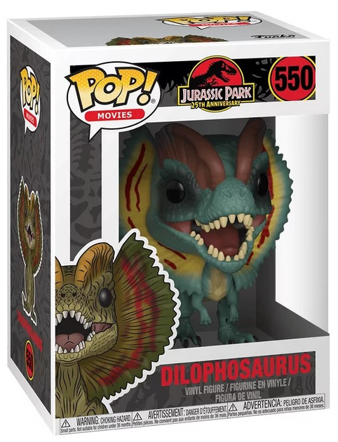 Figurka Funko Pop! Jurassic Park Dilophosaurus 550 (889698267366) - obraz 1