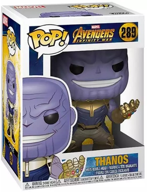Фігурка Funko Pop! Marvel Avengers Infinity War Thanos 9 см (889698264679) - зображення 1