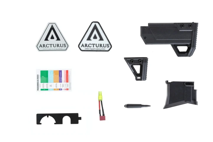 Страйкбольна штурмова гвинтівка Arcturus X C.A.T. AR-15 Versatile 8.5" AR AEG FE Black - зображення 10