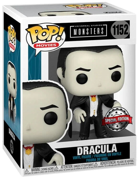 Figurka Funko Pop! Universal Monsters Dracula Exclusive 9 cm (889698413831) - obraz 1