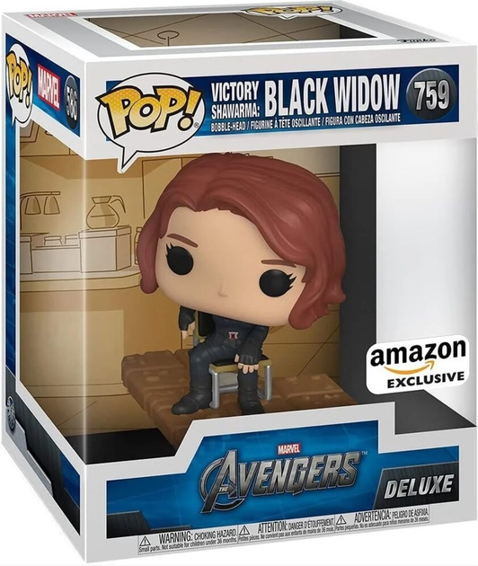 Фігурка Funko POP Deluxe Marvel Los Vengadores Месники Чорна Вдова 15 см (889698548984) - зображення 1