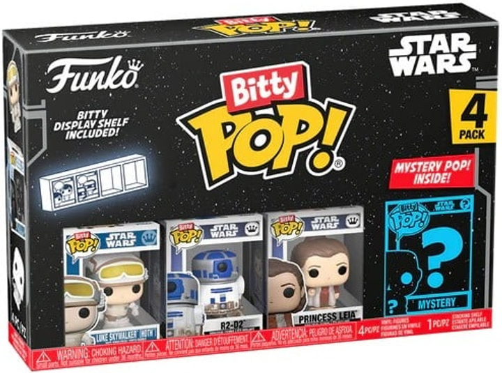 Zestaw figurek Funko Bitty Pop SW S2 Luke 4 szt 83668 (889698836685) - obraz 1