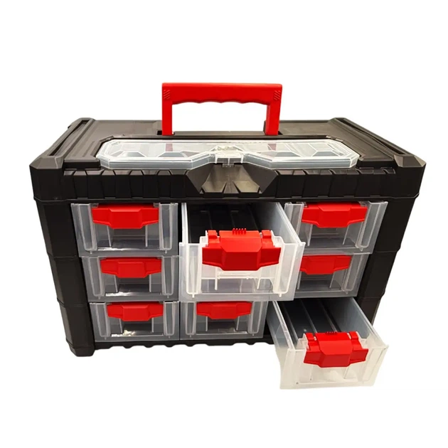 Органайзер для інструментів Multicase Cargo 30 400х200х260 (9 секцій) Haisser 90142 - зображення 3