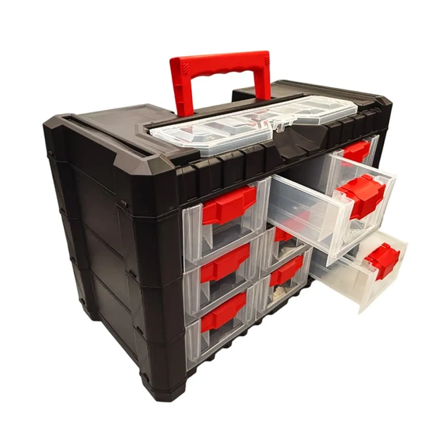 Органайзер для інструментів Multicase Cargo 30 400х200х260 (9 секцій) Haisser 90142 - зображення 4