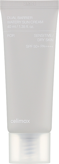 Сонцезахисний крем для обличчя Celimax Dual Barrier Watery SPF50 40 мл (8809686388172) - зображення 1