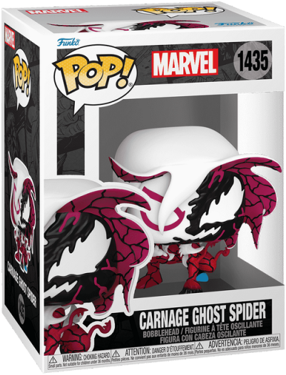 Figurka Funko Pop! Comics Marvel Carnageized Ghost Spider 82645 (889698826457) - Zdjęcie 1 Figurka Funko Pop! Comics Marvel Carnageized Ghost Spider 82645 (889698826457) - obraz 1