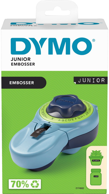 Drukarka etykiet Dymo Junior Embosser Blue (2174602) - obraz 4