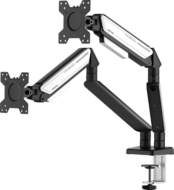 Uchwyt na dwa monitory 17-32" Anda Seat Stealth II Duo Black-White (AD-W-A6D-2S-BW) - obraz 5