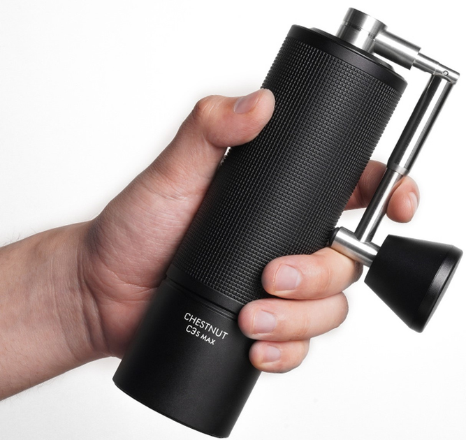 Ручна кавомолка Timemore Chestnut C3S MAX чорна (6959493506855) - зображення 3