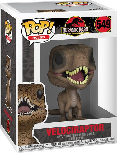 Figurka Funko Pop! Jurassic Park Velociraptor 9 cm (889698267359) - obraz 1