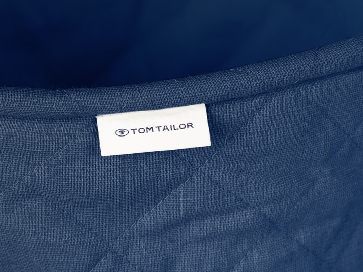Кошик для білизни Wenko Tom Tailor стьобаний темно-синій 67 л (4008838396339) - зображення 4