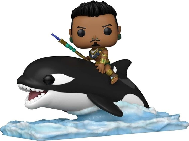 Zestaw figurek Funko Pop! Marvel Black Panther Wakanda Forever Namor with Orca (889698667210) - Zdjęcie 2 Zestaw figurek Funko Pop! Marvel Black Panther Wakanda Forever Namor with Orca (889698667210) - obraz 2