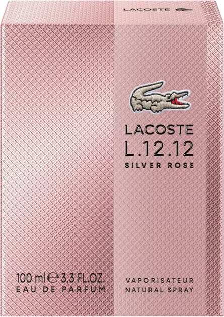 Парфумована вода для жінок Lacoste L.12.12 Silver Rose 100 мл (3386460165921) - зображення 3