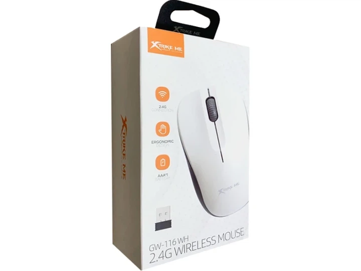 Миша XTRIKE ME GW-116 Wireless White (GW-116WH) - изображение 5