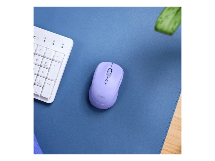 Миша Trust Yvi+ Compact Multi-Device Wireless Purple (25583) - зображення 5