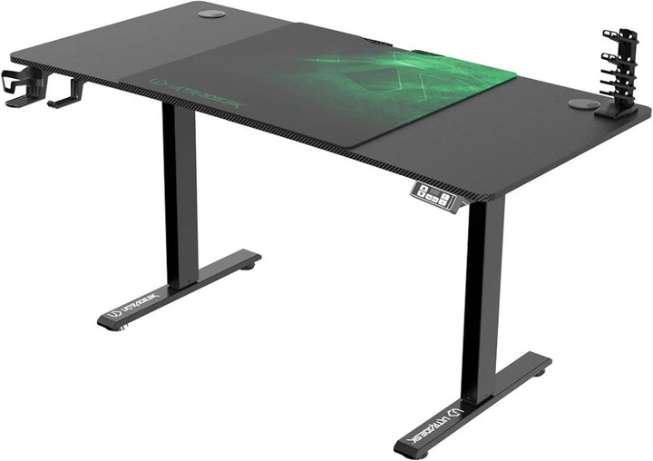 Biurko gamingowe ULTRADESK Level V2 Green (UDESK-LVA-GN) - obraz 3