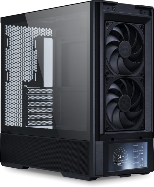 Obudowa Lian Li LANCOOL 207 Digital Black (G99.LAN207DX.00) - obraz 3