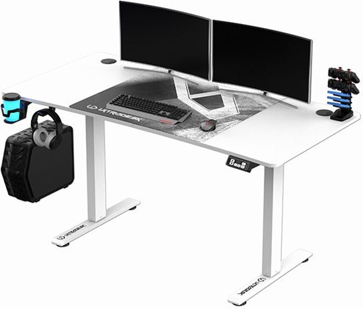 Ігровий стіл ULTRADESK Level V2 White (UDESK-LVA-WT) - зображення 8
