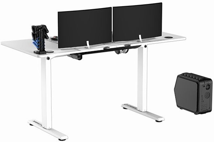 Ігровий стіл ULTRADESK Level V2 White (UDESK-LVA-WT) - зображення 9
