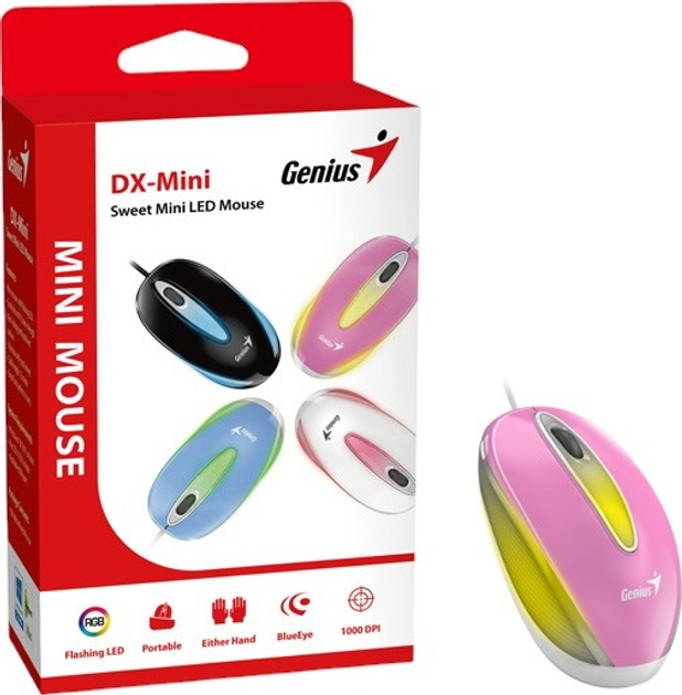 Миша Genius DX-Mini USB Sakura Pink (31010025407) - зображення 6
