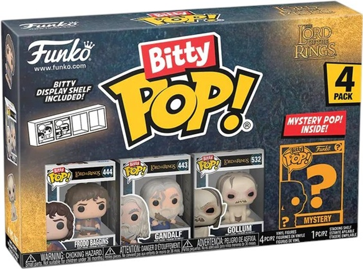 Набір фігурок Funko Bitty Pop Lord of the Rings Frodo 4 шт (0889698754569) - зображення 1