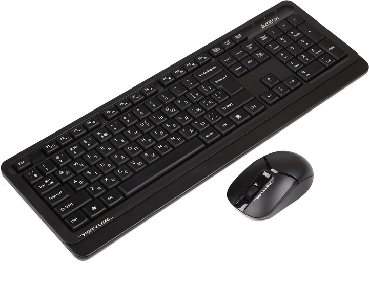 Zestaw bezprzewodowy A4Tech FG1012S Black (4711421968928) - obraz 2