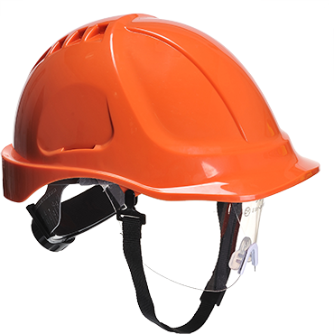 Каска Portwest Endurance Plus Visor PW54 Помаранчевий - Фото 1 Каска Portwest Endurance Plus Visor PW54 Помаранчевий - зображення 1