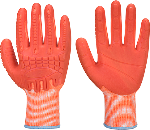 Перчатки Portwest Supergrip Impact HR Cut A728 L Оранжевый - изображение 6