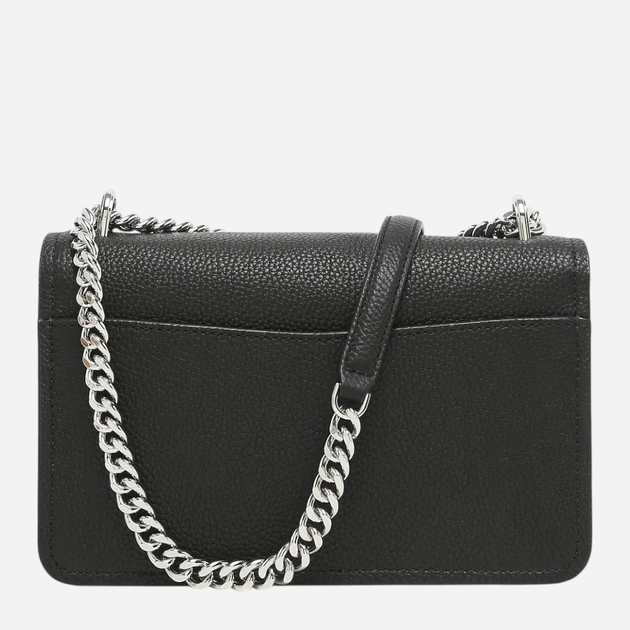 Сумка крос-боді через плече жіноча з натуральної шкіри маленька Michael Kors Claire Lg Shoulder 30T4SC7L3T 001 Чорна (800070349099) - зображення 3