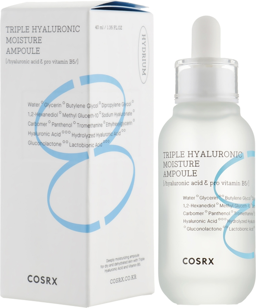 Serum do twarzy Cosrx Hydrium Triple Hyaluronic nawilżające 40 ml (8809598453609) - obraz 1