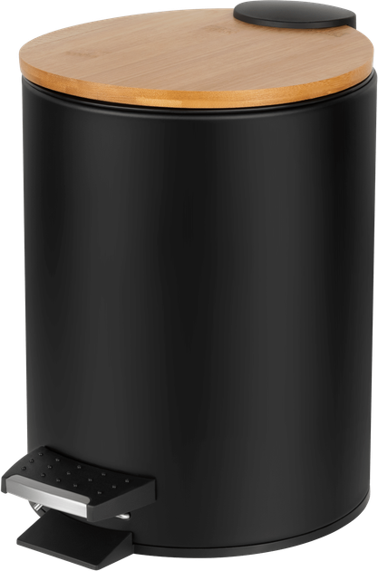Кошик для сміття Teesa 3 л Чорний (5901890072045) - зображення 1