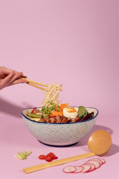 Миска для рамен Typhoon World Foods з паличками 0.8 л (5010853283715) - зображення 5