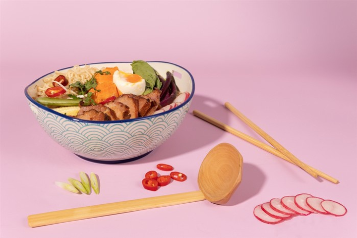 Миска для рамен Typhoon World Foods з паличками 0.8 л (5010853283715) - зображення 6